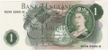 Bank Of England 1 Pound Notes Portrait 1 Pound, M23N